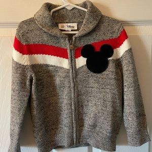 Gap x Disney Mickey Mouse zip up cardigan